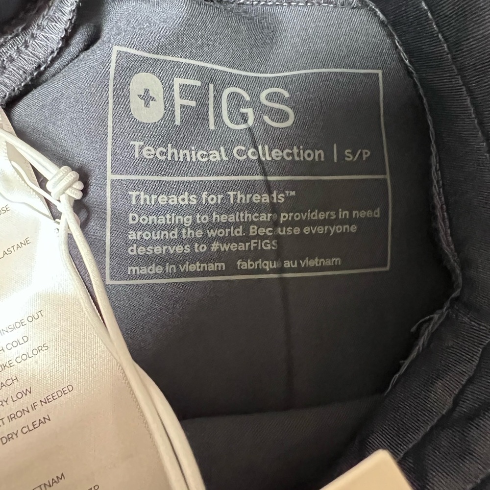 NEW FIGS YOLA Women’s Sz S Petite High Waisted Skinny Scrub Healthcare Pants - Picture 11 of 12
